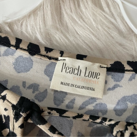 NWOT Peach Love California Animal Print Bodycon Lace-Up Dress – Size Small - Picture 5 of 14